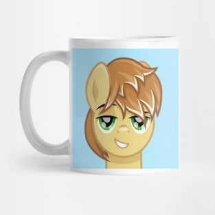 Feather Bangs portrait Mug